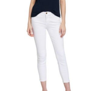 NWT FRAME "Le Color" jeans in white denim Size 25